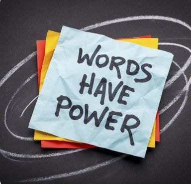 Words have power